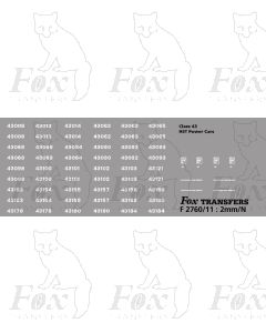 Virgin Class 43 HST Power Car Detailing