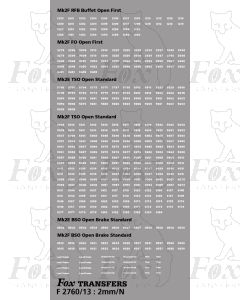 Virgin Mk2 Coach Detailing