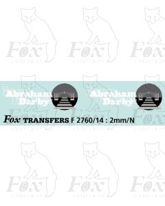 Virgin Abraham Darby Logos (Mk3B DBV 82127)