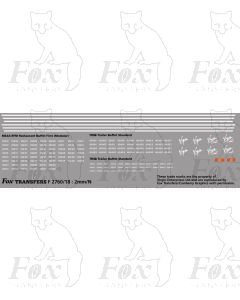 Virgin Mk3 & HST Buffet Car Lining/Detailing