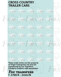 Virgin Cross Country Trailer Car Logos