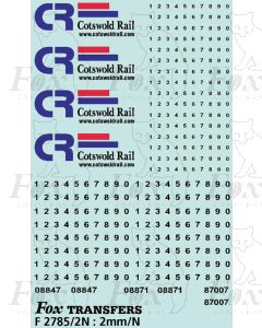 Cotswold Rail Class 87/revised 08 Livery Elements