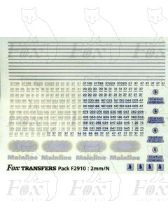 Mainline Class 37 Livery Elements
