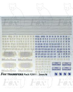 Mainline Class 58 Livery Elements