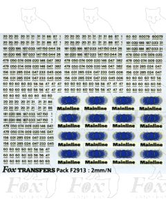 Mainline Freight Logos/Numbering Class 37 locos and 60079