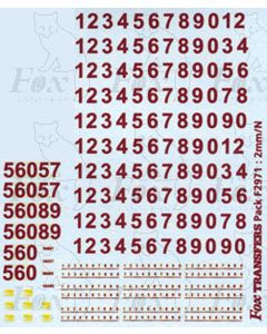 EW&S Early TOPS Numbering Class 56 Locos