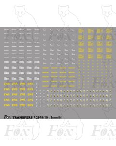 EWS SEACOW Wagons. Complete Livery Pack. Ten Wagons
