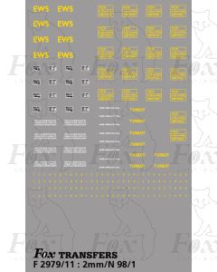 EWS TURBOT Wagons Detailing
