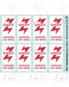 Overhead Live Wire Warning Flashes (up to 1998)