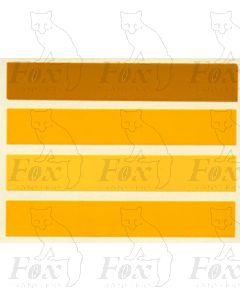 Yellow Blanking/Obliteration Patches