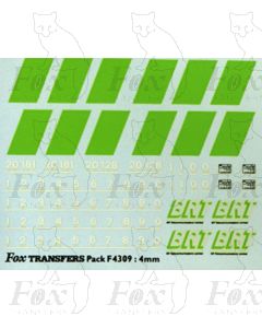 British Rail Telecommunications Class 20 Loco Livery Elements