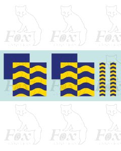 Rf Petroleum/Trainload Petroleum Symbols (Class 37 - 37705-08 & 37890-93)