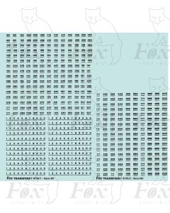 TOPS Numbering (black) MULTIPACK
