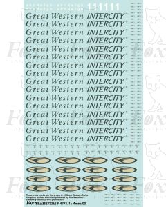GWT Logos/Motifs for HST Trailer Cars
