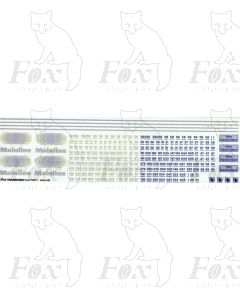 Mainline Freight Class 58 Loco Livery Elements