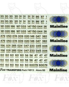 Mainline Freight Logos/Detailing Class 37 & 60079