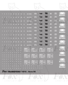 Mainline Freight MEA Box Wagons Detailing