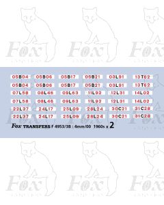 Freightliner container numbers