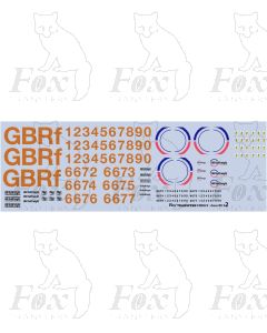 GBRf - GB Railfreight various Livery Elements (Class 66) inc Europorte