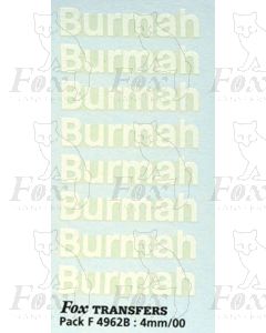 Burmah Oil Tank logo