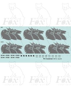 EWS Hospitality Train Livery Elements