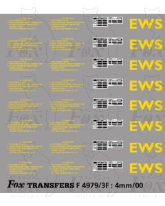 EWS Freight Vehicle Lettering