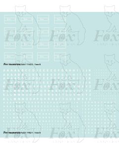 Freight vehicle Data Panels (white/clear)