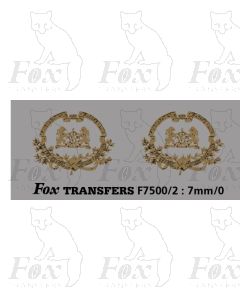 The Night Ferry - coach branding - WAGON - LITS crests