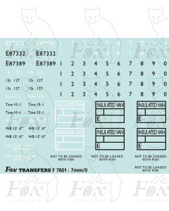 Insulated Van (ex-Blue Spot) Livery