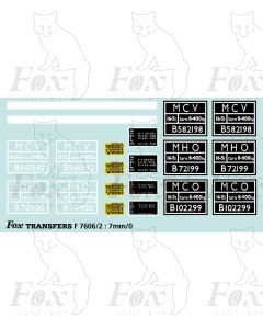 BR MCV/MCO/MHO 16 Ton Mineral Wagon Later Livery.