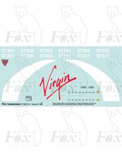 Virgin Thunderbirds Class 57 Livery Pack