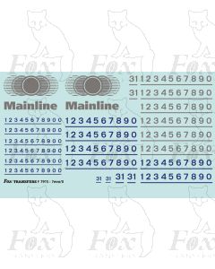 Mainline Freight Class 31 Livery Elements