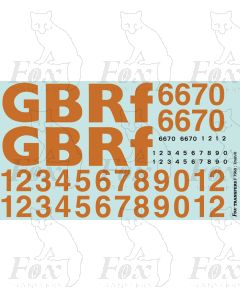 GBRf lettering/TOPS numbering