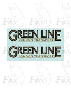 FLEET NAME - GREENLINE LONDON TRANSPORT 