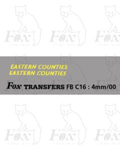 FLEETNAMES - EASTERN COUNTlES 
