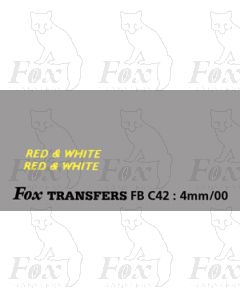 FLEETNAMES - RED & WHITE 