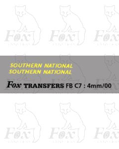 FLEETNAMES - SOUTHERN NATIONAL 