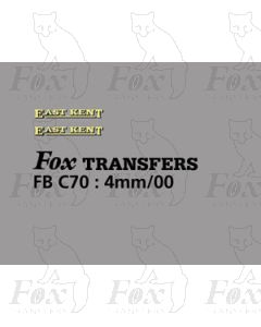 FLEETNAMES - EAST KENT (8mm wide)