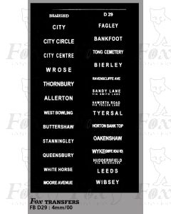 DESTINATION SCREENS - BRADFORD