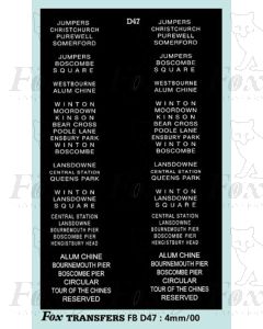 DESTINATION SCREENS - BOURNEMOUTH