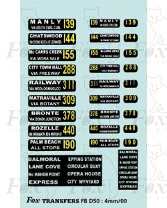 DESTINATION SCREENS - SYDNEY (AUSTRALIA)