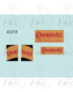 Advertisement 1930s, 1940s & 1950s - everybodys