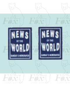 Advertisement 1930s, 1940s & 1950s - NEWS of the WORLD