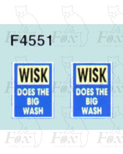 Advertisement 1940s & 1950s - WHISK DOES THE BIG WASH