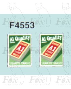 Advertisement 1940s & 1950s - All Quality A1 CIGARETTE TOBACCO