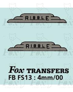 FLEETNAMES - RIBBLE (narrower at top)