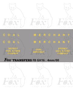 TRANSPORT COMPANIES - DISTRICT COAL & COKE cream