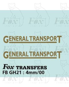 TRANSPORT COMPANIES - GENERAL TRANSPORT