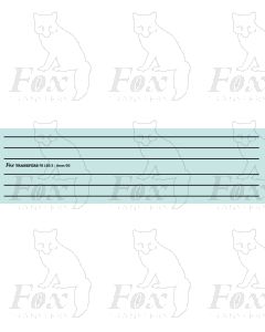 LINING 150mm x 0.50mm black