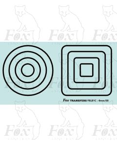 CORNERS & CIRCLES 1.0mm black